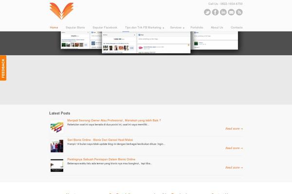 WordPress website example screenshot