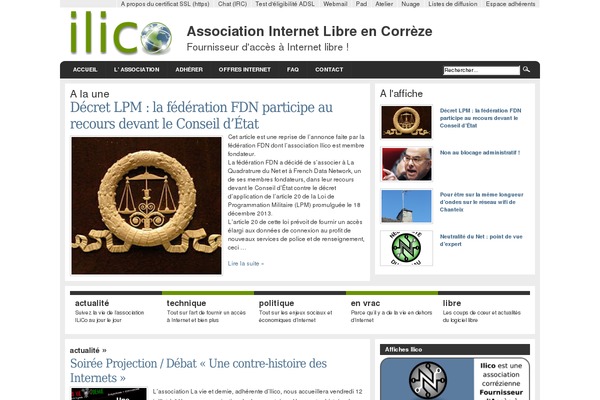 ilico.org site used Arthemia-fr-ilico