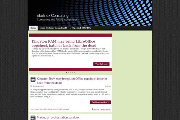 Graphene theme site design template sample