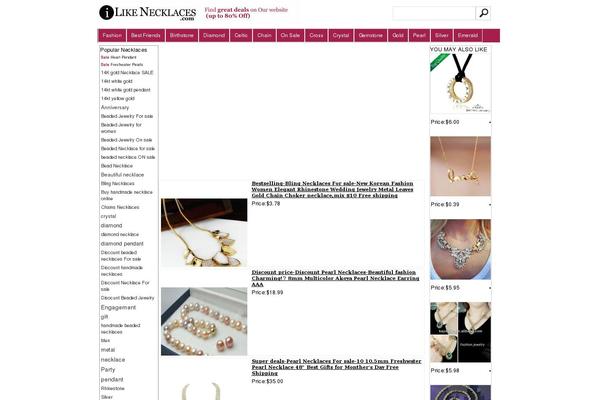 ilikenecklaces.com site used Overweight