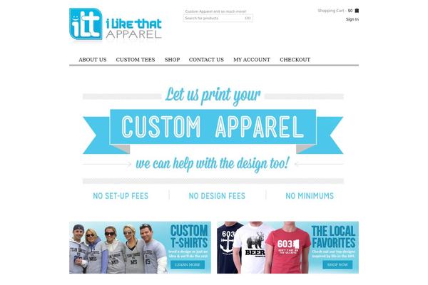 WordPress website example screenshot