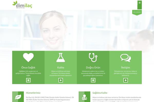 Clinico theme site design template sample