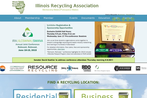 illinoisrecycles.org site used Association