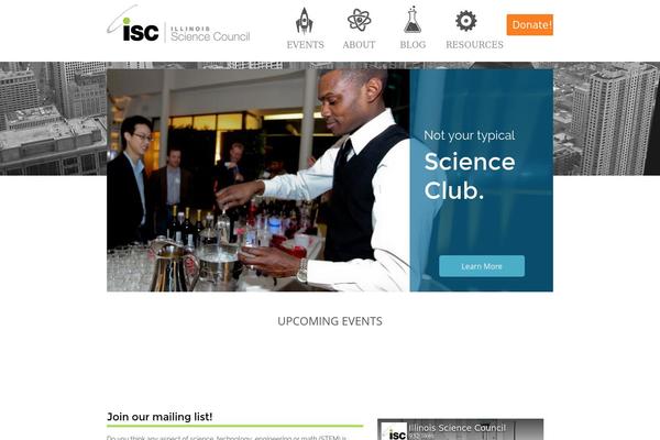 Isc theme site design template sample