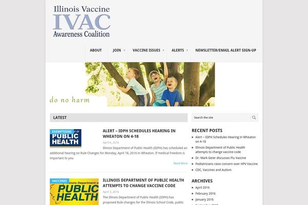 WordPress website example screenshot
