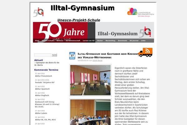 illtal-gymnasium.de site used Igitheme