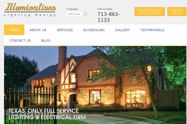 illuminations theme websites examples