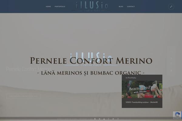 Kinetika theme site design template sample