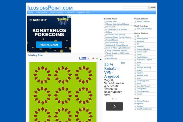 WordPress website example screenshot