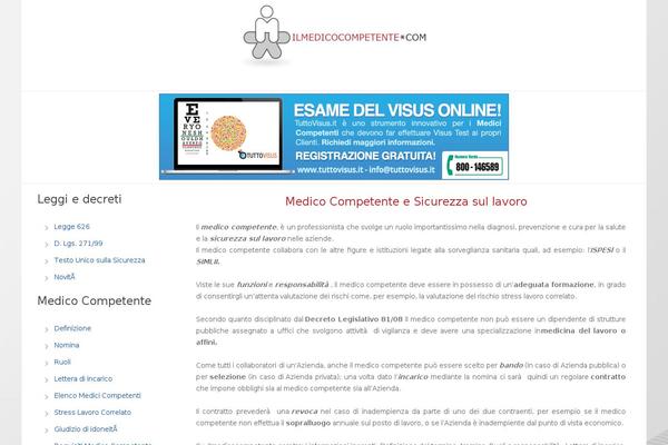 Impreza Child theme site design template sample