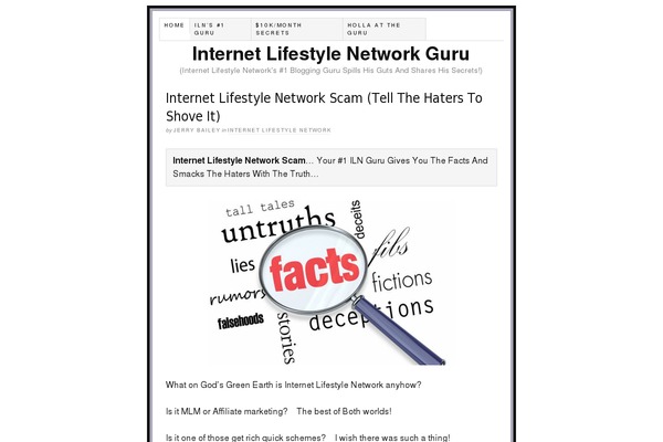 WordPress website example screenshot