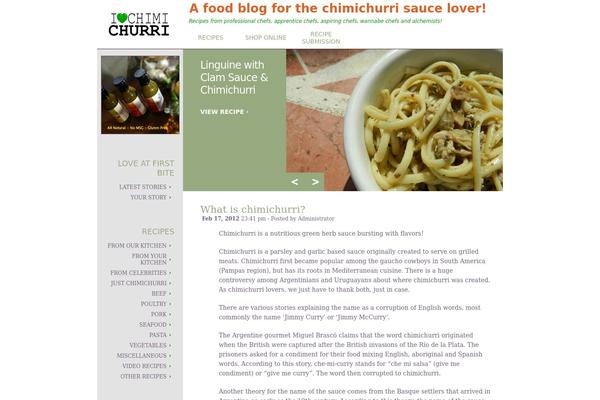 WordPress website example screenshot