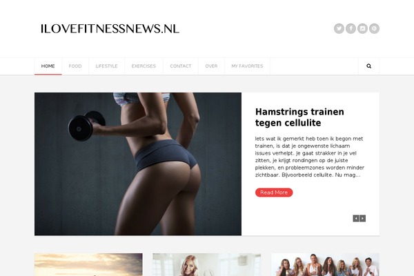 ilovefitnessnews.nl site used Marketheme