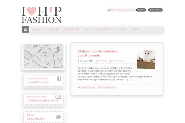 Hip theme site design template sample