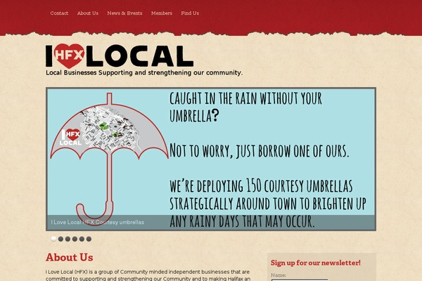 ilovelocalhfx.ca site used Ilovelocalhfx