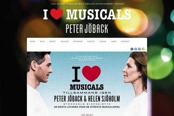 ilovemusicals.se site used Ilovemusicals