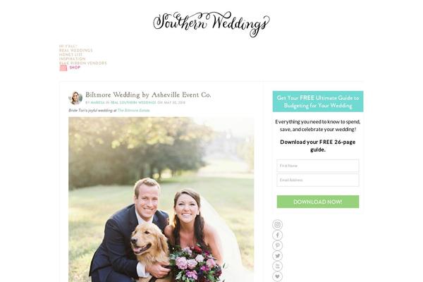 iloveswmag.com site used Southern-weddings