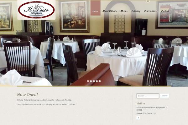 White Rock theme site design template sample