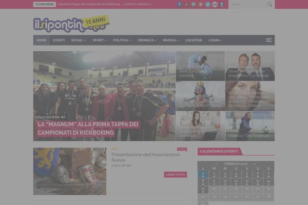 NanoMag theme site design template sample