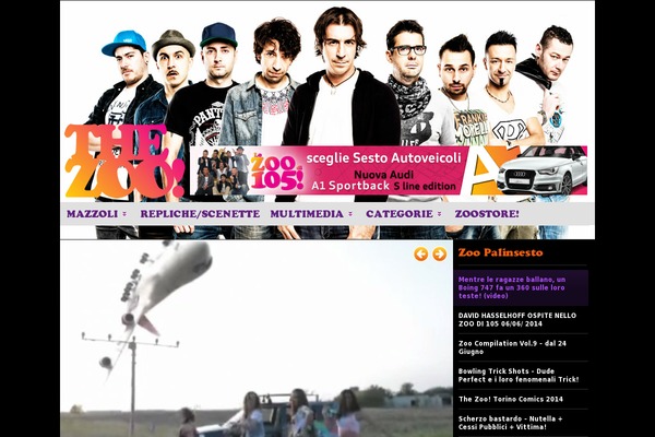Soundwave website example screenshot