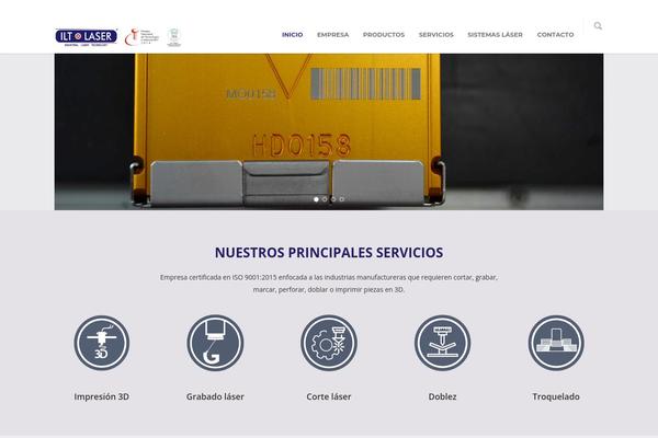WordPress website example screenshot