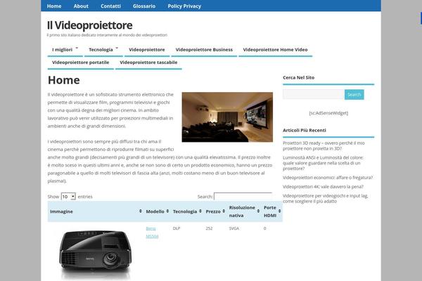 MesoColumn theme site design template sample