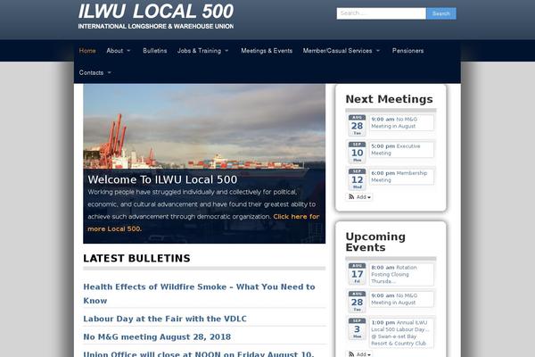 ilwu500.org site used Ilwu