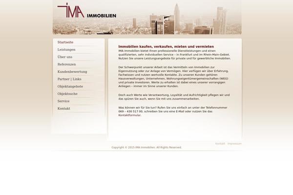 immobilien theme websites examples