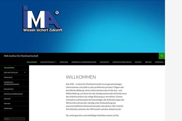 Twenty Fourteen theme site design template sample