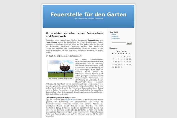 Default theme site design template sample