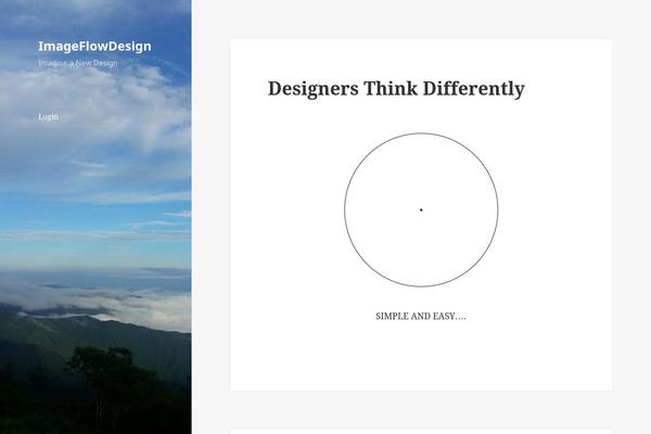 Twenty Fifteen theme site design template sample