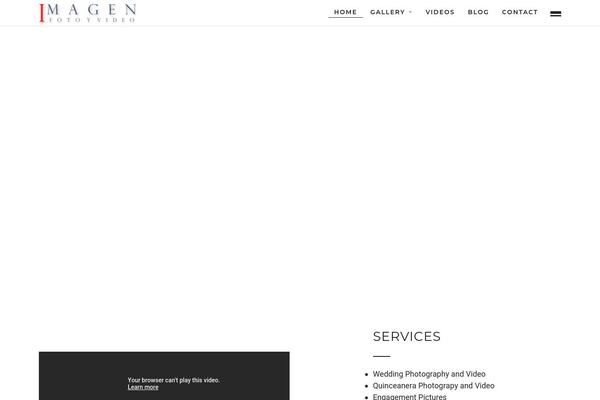 Photography theme site design template sample