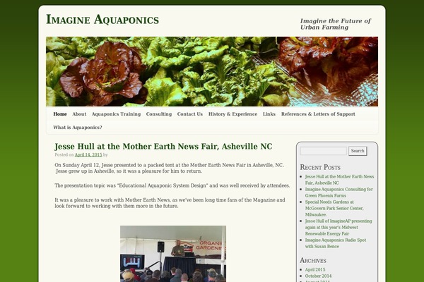 WordPress website example screenshot