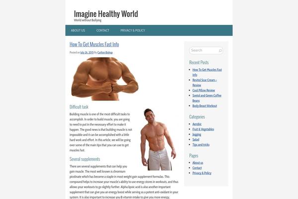 Slimmy theme site design template sample