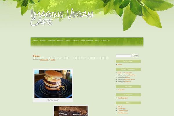 imaginevegancafe.com site used All Green