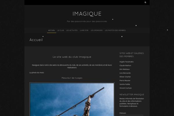 imagique.be site used Blackoot Lite