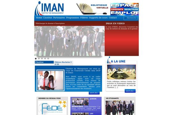 iman theme websites examples