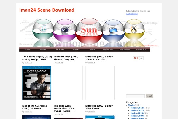 Twenty Ten theme site design template sample