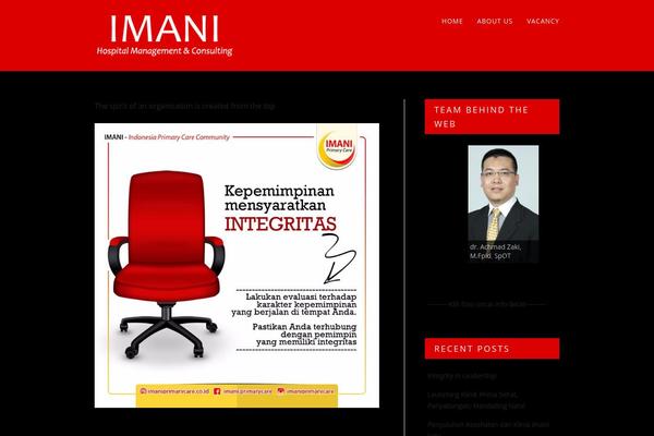 Hostmarks theme site design template sample