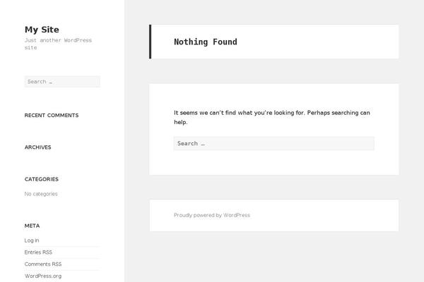 Twenty Fifteen theme site design template sample
