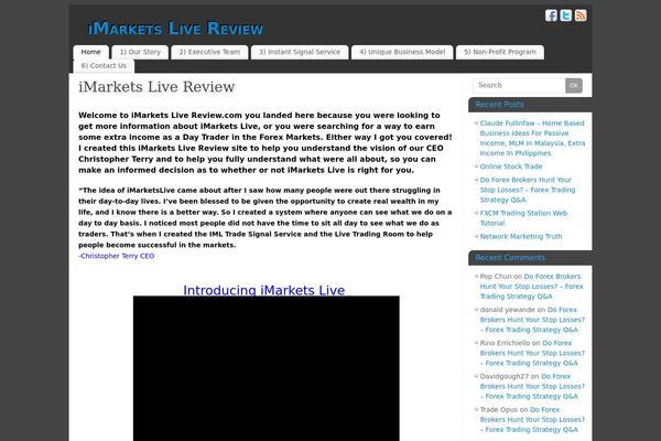 Mantra theme site design template sample