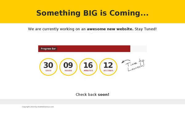 WordPress website example screenshot