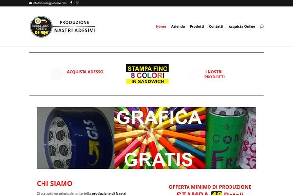 Divi theme site design template sample
