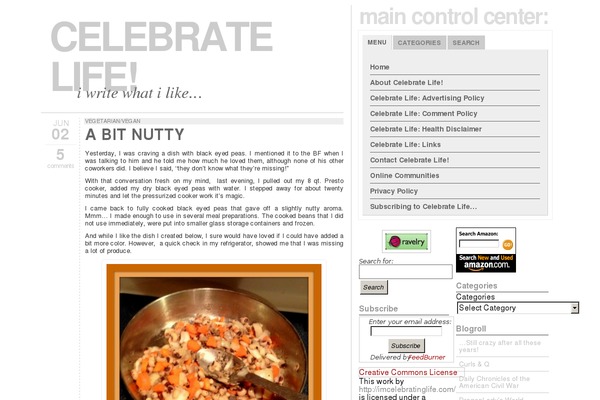 imcelebratinglife.com site used Typograph