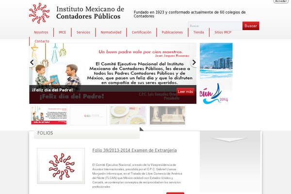 imcp.org.mx site used Imcp2016