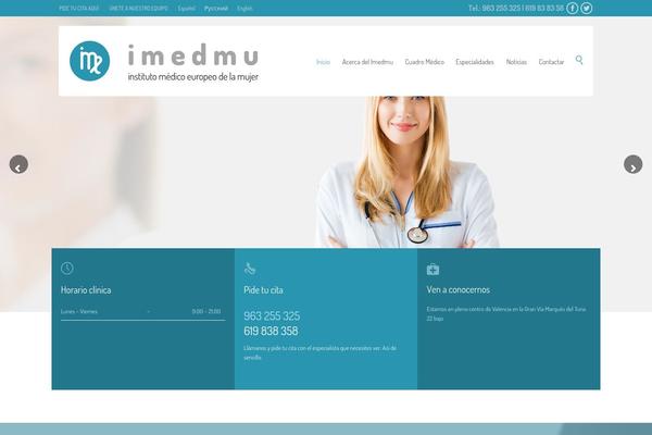 HealthCenter theme site design template sample