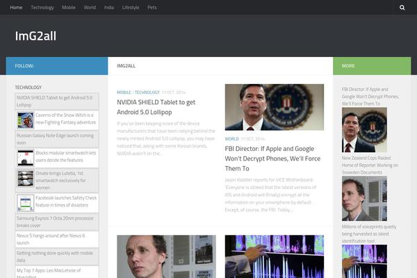 WordPress website example screenshot