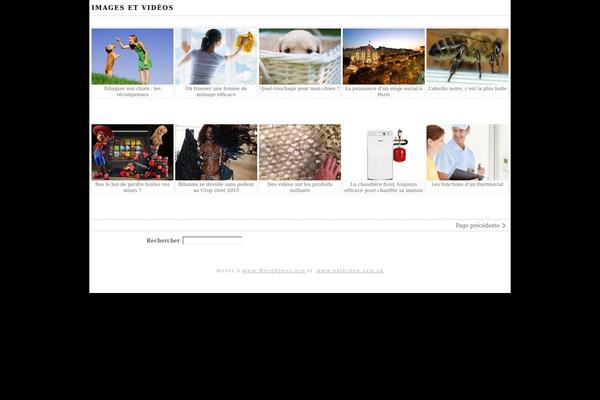 Photologger theme site design template sample