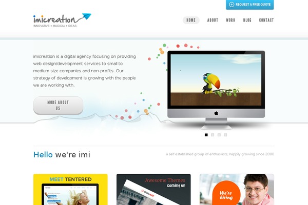 WordPress website example screenshot