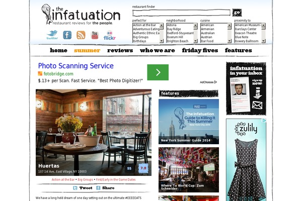 immaculateinfatuation.com site used The-infatuation